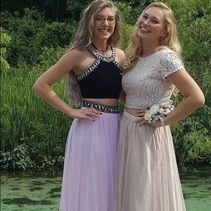 Off white prom dress